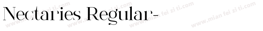 Nectaries Regular字体转换